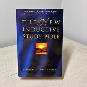 New Inductive Study Bible NASB HB Christian Devotional 2000 Harvest House